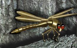 Armoured dragonfly